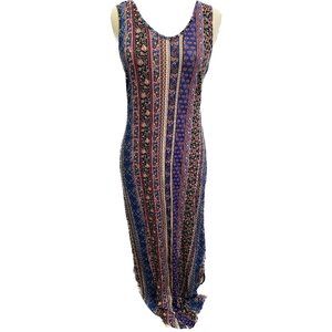 NWT Pink Republic maxi dress with slit medium